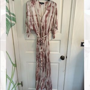 LuLus Tie Dye Maxi Dress